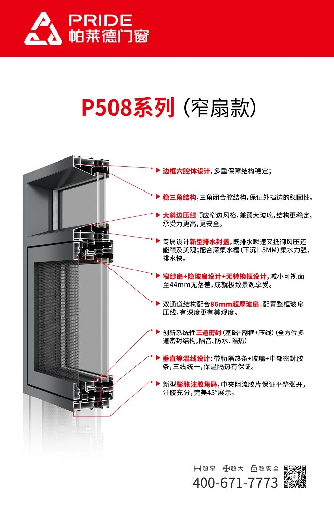 P508系列-（窄扇款）